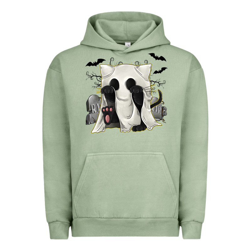 Ghost Cat Urban Hoodie by texasbilliewilder | Teevron