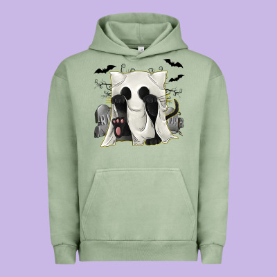 Ghost Cat Urban Hoodie Designed By Texasbilliewilder