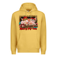 Antique Gold merry pig mas Premium Hoodie - RanaPortraitStore