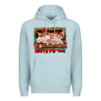 Blue Mist merry pig mas Premium Hoodie - RanaPortraitStore