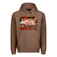 Chestnut merry pig mas Premium Hoodie - RanaPortraitStore
