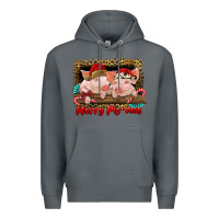 Rock merry pig mas Premium Hoodie - RanaPortraitStore