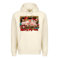 Sandshell merry pig mas Premium Hoodie - RanaPortraitStore