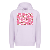Lilac distressed strawberry milkshake cowhide Premium Hoodie - RanaPortraitStore