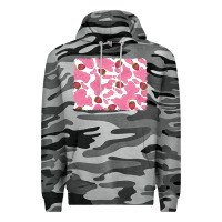 Slate Camo distressed strawberry milkshake cowhide Premium Hoodie - RanaPortraitStore