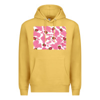 Antique Gold distressed strawberry milkshake cowhide Premium Hoodie - RanaPortraitStore