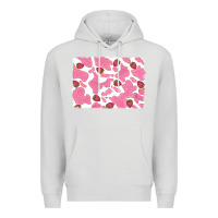 Dove Grey distressed strawberry milkshake cowhide Premium Hoodie - RanaPortraitStore