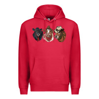 Cardinal Hangin With My Heifers Premium Hoodie - RanaPortraitStore