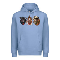 Colony Blue Hangin With My Heifers Premium Hoodie - RanaPortraitStore