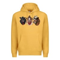 Mustard Hangin With My Heifers Premium Hoodie - RanaPortraitStore