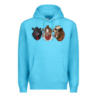 Ocean Blue Hangin With My Heifers Premium Hoodie - RanaPortraitStore