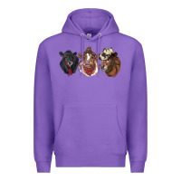 Purple Hangin With My Heifers Premium Hoodie - RanaPortraitStore