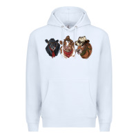 White Hangin With My Heifers Premium Hoodie - RanaPortraitStore