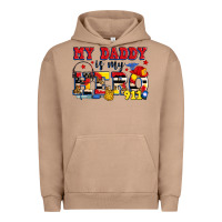 Pigment Burro my daddy is my hero dispatcher Urban Hoodie - Zillion Design Studio