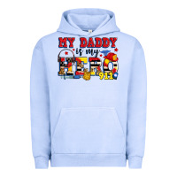 Pigment Grape Ice my daddy is my hero dispatcher Urban Hoodie - Zillion Design Studio