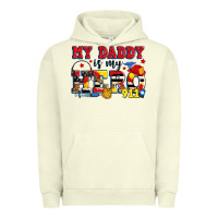 Pigment Pistachio my daddy is my hero dispatcher Urban Hoodie - Zillion Design Studio