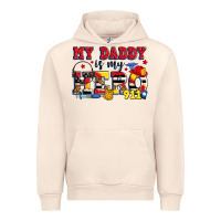 Sandshell my daddy is my hero dispatcher Urban Hoodie - Zillion Design Studio