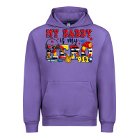 Tulip my daddy is my hero dispatcher Urban Hoodie - Zillion Design Studio