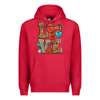 Cardinal love basketball Premium Hoodie - Zillion Design Studio