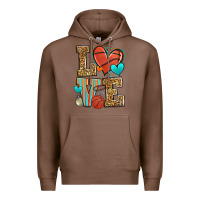 Chestnut love basketball Premium Hoodie - Zillion Design Studio