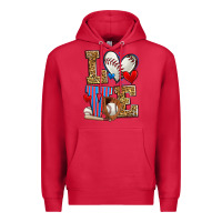 Cardinal love baseball Premium Hoodie - Zillion Design Studio