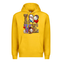 Lemon love baseball Premium Hoodie - Zillion Design Studio