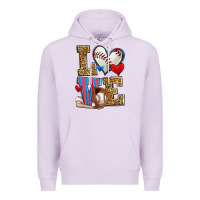 Lilac love baseball Premium Hoodie - Zillion Design Studio