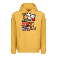 Mustard love baseball Premium Hoodie - Zillion Design Studio