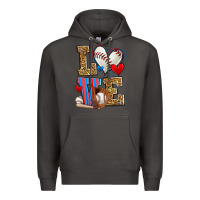 Smoke love baseball Premium Hoodie - Zillion Design Studio