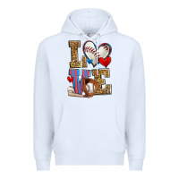 White love baseball Premium Hoodie - Zillion Design Studio
