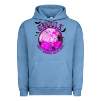 Pigment Pebble Blue Ghouls Just Wanna Have Fun Urban Hoodie - texasbilliewilder