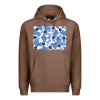 Chestnut distressed blueberry milkshake cowhide Premium Hoodie - RanaPortraitStore
