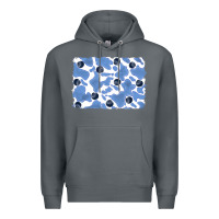 Rock distressed blueberry milkshake cowhide Premium Hoodie - RanaPortraitStore