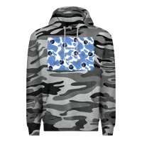 Slate Camo distressed blueberry milkshake cowhide Premium Hoodie - RanaPortraitStore