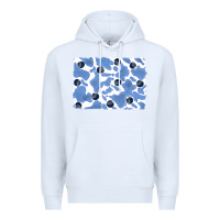 White distressed blueberry milkshake cowhide Premium Hoodie - RanaPortraitStore