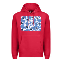 Cardinal distressed blueberry milkshake cowhide Premium Hoodie - RanaPortraitStore