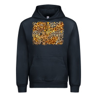 Navy leopard background Urban Hoodie - Zillion Design Studio