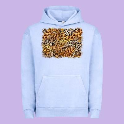 Leopard Background Urban Hoodie Designed By Zillion Design Studio