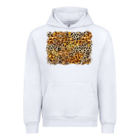 White leopard background Urban Hoodie - Zillion Design Studio