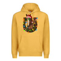 Christmas Horseshoe With Horse Premium Hoodie | Teevron