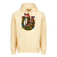 Pina Colada christmas horseshoe with horse Premium Hoodie - RanaPortraitStore