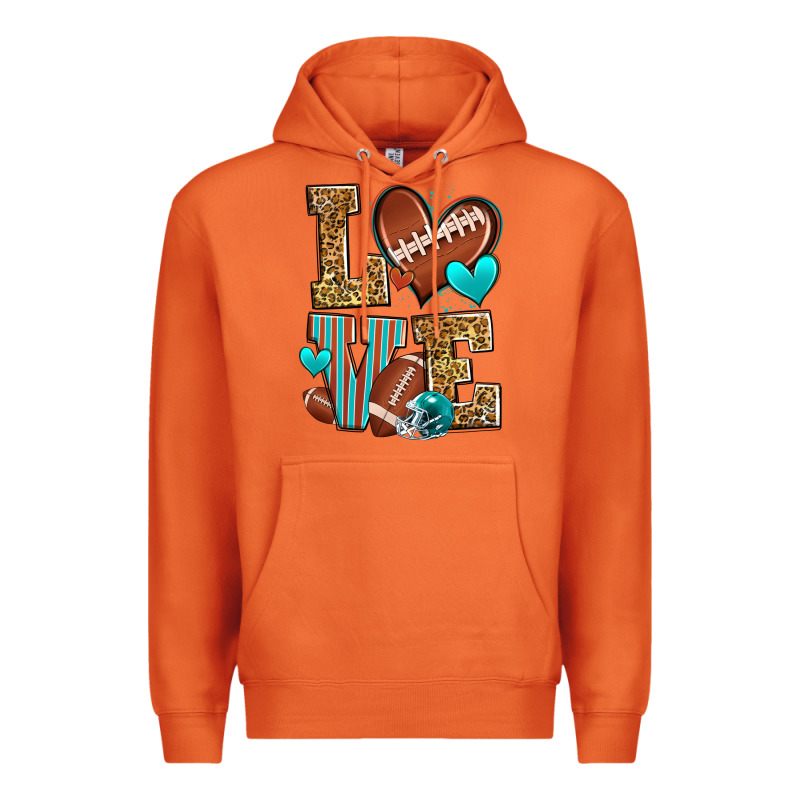 Love American Football Premium Hoodie by Zillion Design Studio | Teevron