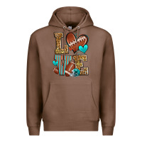 Chestnut love american football Premium Hoodie - Zillion Design Studio