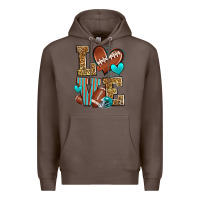 Coffee love american football Premium Hoodie - Zillion Design Studio