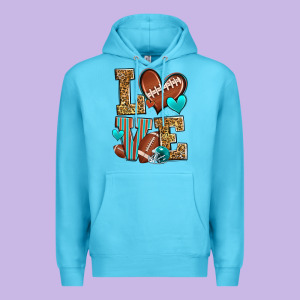 Love American Football Premium Hoodie Designed By Zillion Design Studio