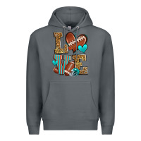 Rock love american football Premium Hoodie - Zillion Design Studio
