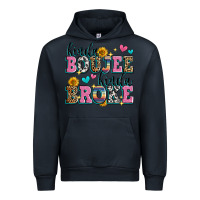 Navy kinda boujee kinda broke Urban Hoodie - Zillion Design Studio