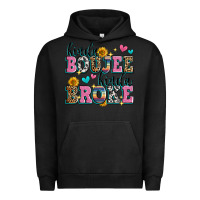 Pigment Black kinda boujee kinda broke Urban Hoodie - Zillion Design Studio