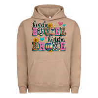 Pigment Burro kinda boujee kinda broke Urban Hoodie - Zillion Design Studio