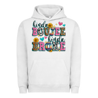 Pigment Lunar Rock kinda boujee kinda broke Urban Hoodie - Zillion Design Studio